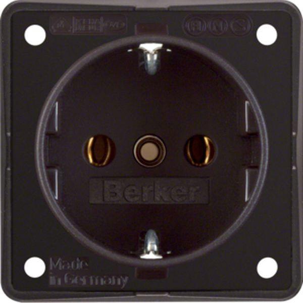 Steckdose Integro braun matt BERKER mit Schraubklemmen 941852501 (4011334240433)