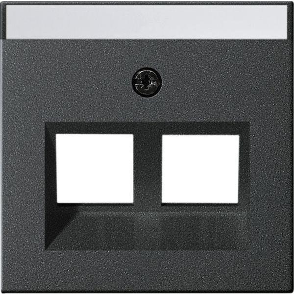 Abd. BSF Modular Jack 55 Anthraz. GIRA Abdeck. 30? 2f. 264028 (4010337460190)