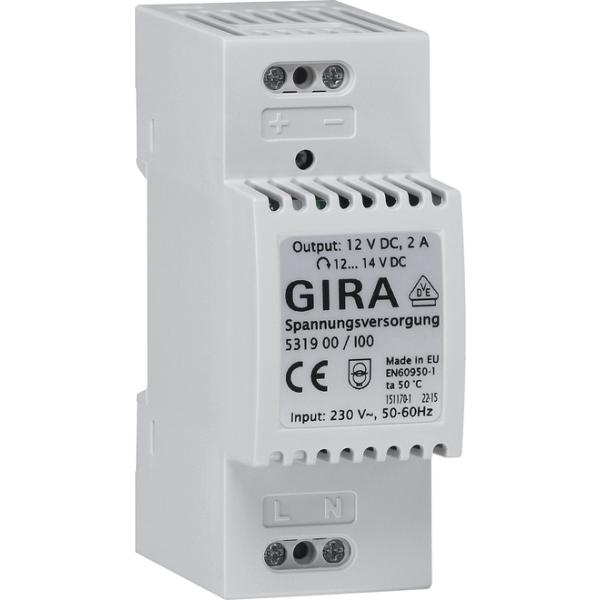 Spannungsversorgung 12 V DC 2 A GIRA Elektr. 531900 (4010337774037)