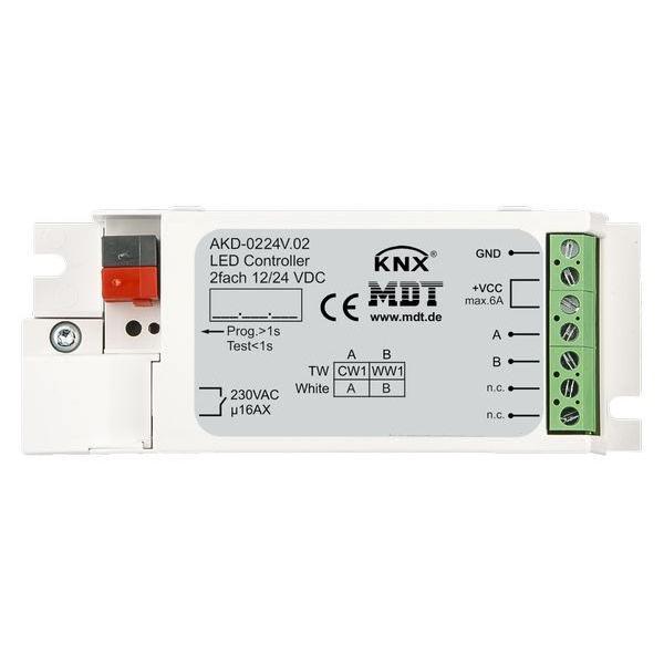 LED Controller 2-Kanal, für MDT f.weisse Stripes AKD-0224V.02 (4251916130039)