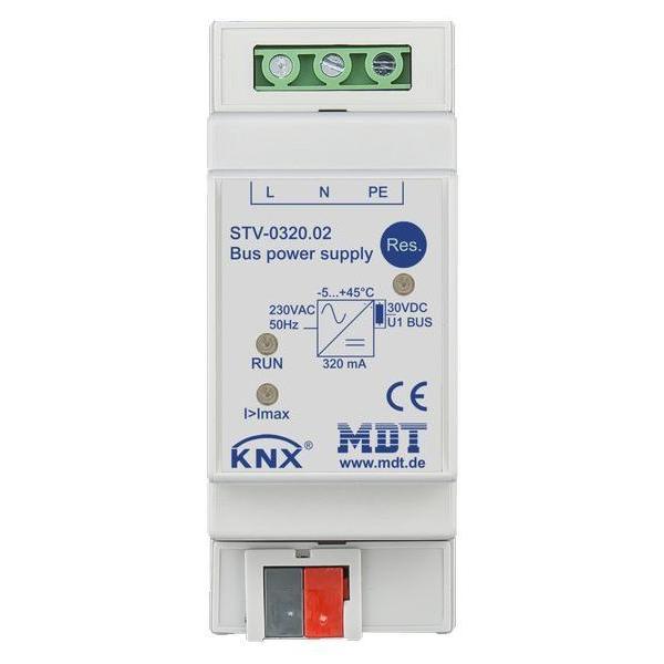 Busspannungsversorgung, 2TE, MDT REG, 320mA STV-0320.02 (4251916100063)
