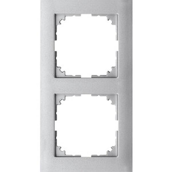 M-Pure-Rahmen, 2fach, alu MERTEN aluminium MEG4020-3660 (4042811181161)