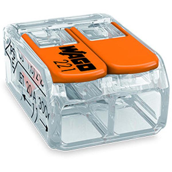 COMPACT-Verbindungsklemme WAGO 2-Leiter 221-412 (4050821808435)