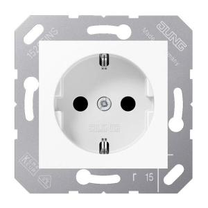 schutzkontakt Steckd.f.Klappd. JUNG CD5120BFWW (4011377095571)