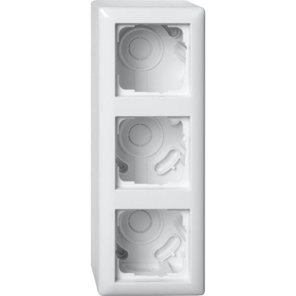 AP-Gehäuse 3f + Rahmen Standard 5 GIRA 55 Reinw 106303 (4010337076810)
