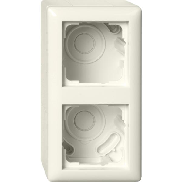 AP-Gehäuse 2f + Rahmen Standard 5 GIRA 55 Creme 106201 (4010337076780)