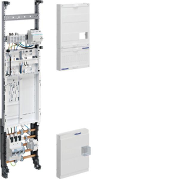 Komplettfeld 1ZP,RES,BKE-I,OKK HAGER KF,1ZP,eHZ,DSS,H 1050mm,1-feld ZH3ET51W (3250617685481)