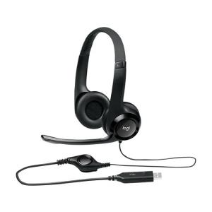 LOGITECH H390 STEREO USB-A HEADSET 981-000406 Kabel schwarz On-Ear