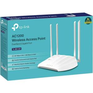 TP-LINK AC1200 WLAN ACCESS POINT TL-WA1201 WiFi5 300/867Mbps 2.4/5GHz