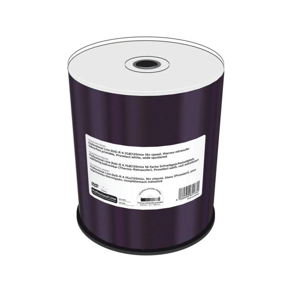 MEDIARANGE DVD-R 4.7GB 16x TW (100) CB MRPL603-C Cake Box thermo printable