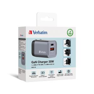 Verbatim Gnc-35 Ladeadapter Grau, 35 W 32200 (0023942322009)