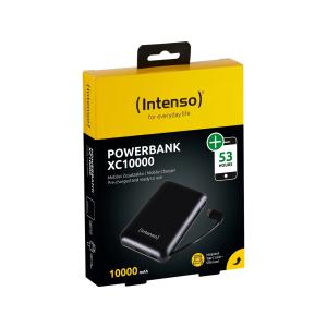 7314530 INTENSO Powerbank Akku 10.000 mA tragbar schwarz XC10000