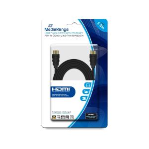MEDIARANGE HDMI KABEL 5m MRCS158 schwarz