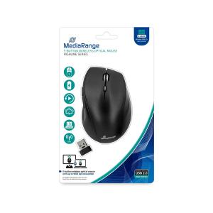 MROS208 MEDIARANGE Funkmaus 5Tasten optisch
