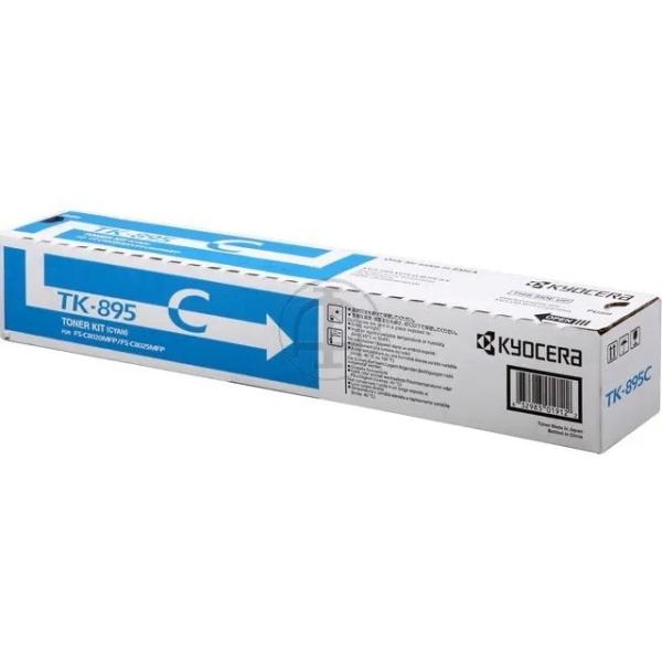 Original Kyocera Toner cyan (02K0CNL0,0T2K0CNL,2K0CNL0,T2K0CNLTK-895C) KYOCERA-MITA 1T02K0CNL0 (0632983019122)