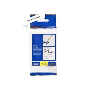 TZEFX251 BROTHER PTOUCH 24mm WEISS-SCHW Schriftband 8m laminiert