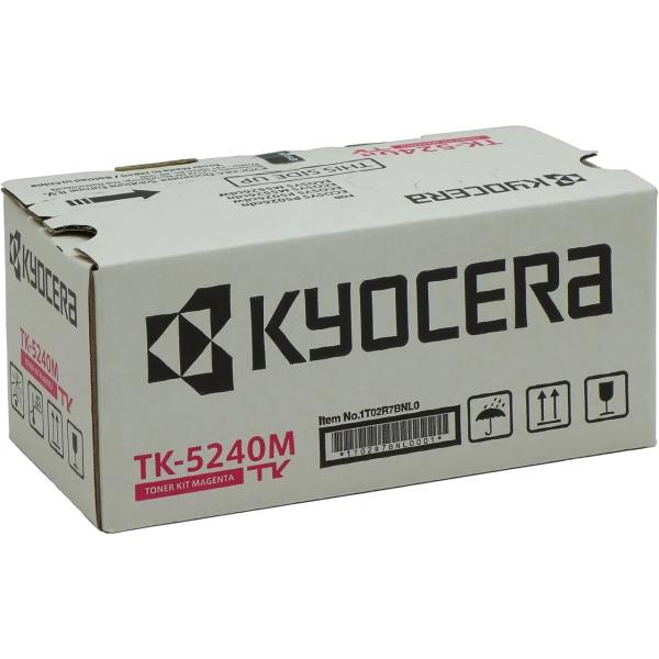 Original Kyocera Toner-Kit magenta (02R7BNL0,1T02R7BNL0,2R7BNL0,TK-5240M) KYOCERA-MITA TK5240M (0632983036983)