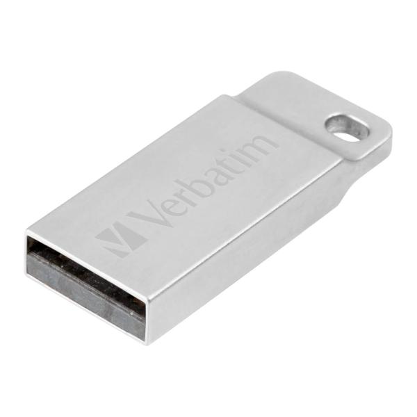 VERBATIM METAL EXECUTIVE USB STICK 64GB 98750 USB 2.0 silber