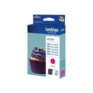 LC123M BROTHER MFC Tinte magenta ST 600 Seiten