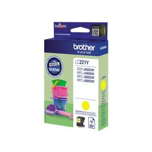 LC221Y BROTHER MFC Tinte yellow 260 Seiten
