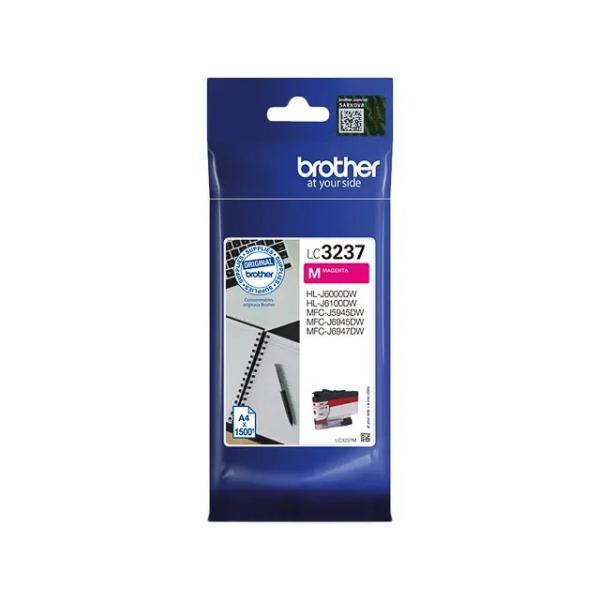 Tinte für MFC-J5945DW, MFC-J6945DW, magenta brother LC3237M (4977766788045)