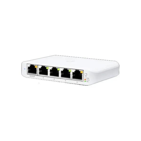 USW-FLEX-MINI-3 UBIQUITI UNIFI SWITCH(3) Standalone 5xRJ45 weiss managed