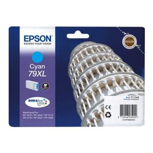 Original Epson Tintenpatrone cyan High-Capacity (T790240,79XLT7902,T79024010) C13T79024010 (8715946535999)