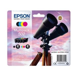 Epson 502/t02v64 Schwarz, Cyan, Magenta, Gelb Druckerpatronen, 4er-set C13T02V64010 (8715946653150)