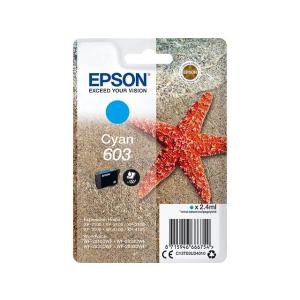 Original Epson Tintenpatrone cyan (T03U240,603,T03U2,T03U24010) C13T03U24010 (8715946666754)