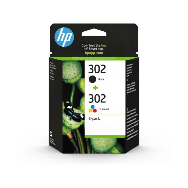 Original Druckkopfpatrone Multipack schwarz + color (ACU,302,NO302) HP HEWLETT PACKARD X4D37AE (0190780475898)