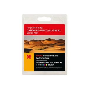 185C054517 KODAK CANON PG545XL/CL546XL MG Tinte (2) blk-col rebuilt 400/300