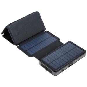 420-73 SANDBERG 6-Panel Solar Powerbank Akku 20.000 mA tragbar schwarz