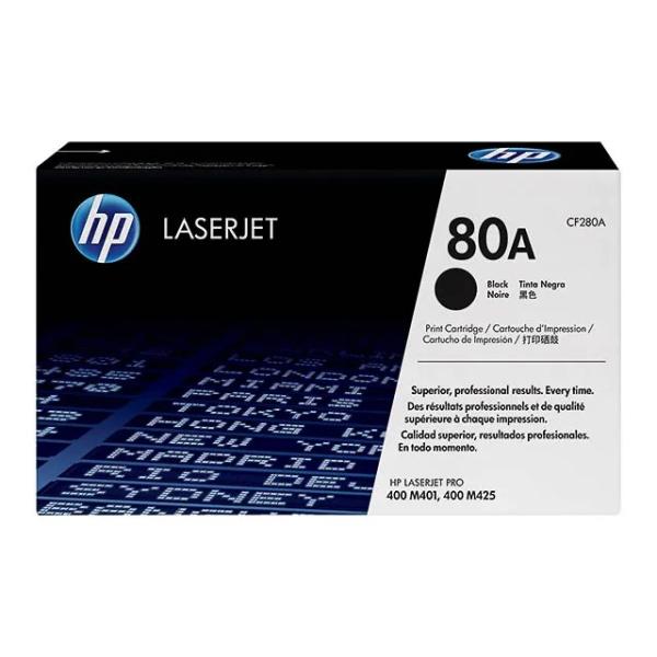 Toner 80A für LaserJet Pro 400, schwarz hp CF280A (0886111144143)