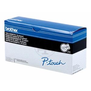 TC101A BROTHER PTOUCH(10)12mm KLAR-SCHW Schriftband 7,7m laminiert