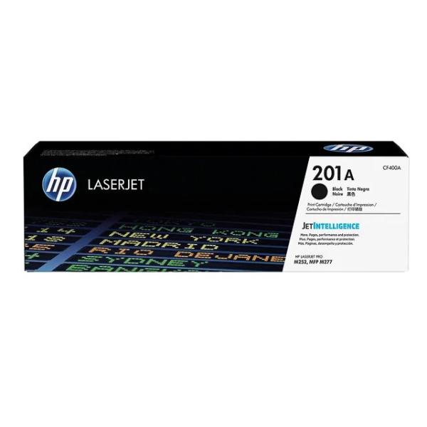 Toner 201A für Color LaserJet Pro M252, schwarz hp CF400A (0888793237946)