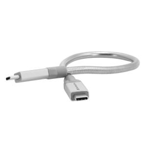 VERBATIM S+C USB-C/USB-C KABEL SILBER 48867 USB 3.1 GEN2 0.30m