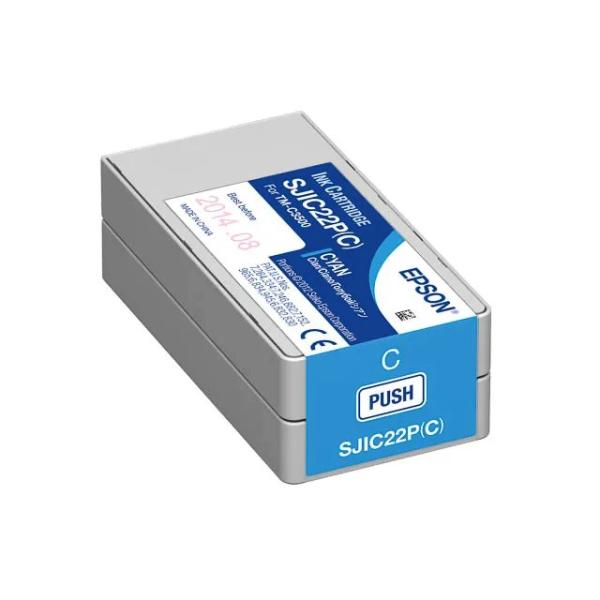 Original Epson Tintenpatrone cyan (SJI-C-22-P-(C)) C33S020602 (8715946534244)
