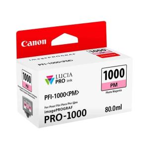 0551C001 CANON PFI1000PM IPF Fototinte photo mag 3755Seiten 80ml