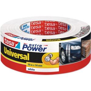 56389-00002-06 TESA Extra Power Gewebeklebeband weiss 50mm 50Meter