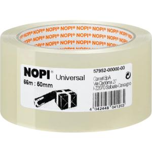 57952-00000-00 TESA Nopi Packband transparent 50mm 66Meter universal