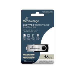 MEDIARANGE SWIVEL USB STICK 16GB MR1951 USB 3.2 Gen 1 Typ C