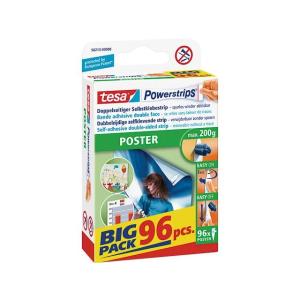 58213-00000-03 TESA Poster Powerstrips (96) weiss 96Stück bis 96x200gr
