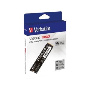 VERBATIM VI5000 SSD 512GB 31825 PCIe4 NVMe M.2 intern