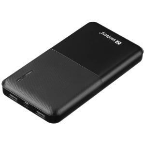 320-34 SANDBERG Saver Powerbank Akku 10.000 mA tragbar schwarz