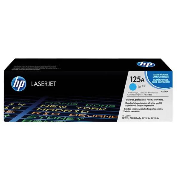 Toner 125A für Color LaserJet CP1215, cyan hp CB541A (0808736839181)