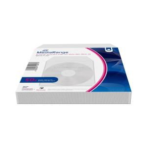 Mediarange 1er Cd-/dvd-hüllen Cd-folien-tasche Transparent, 50 St. BOX64 (4260057124753)