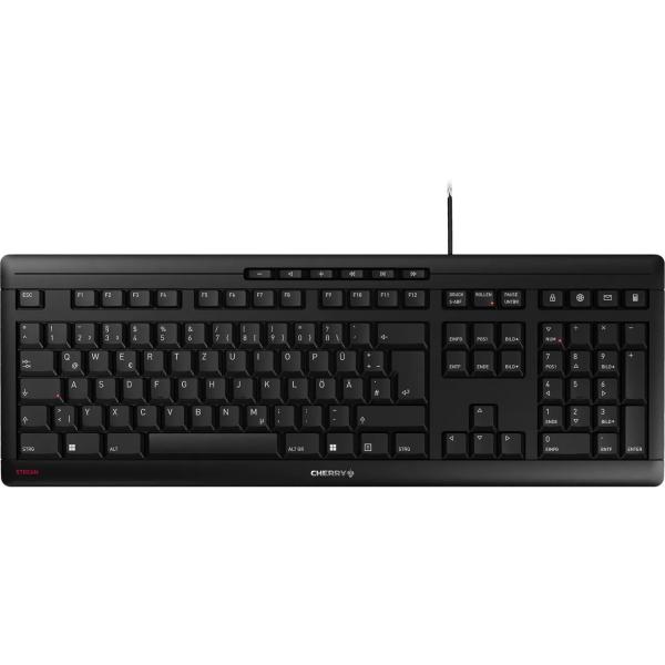 Cherry Stream Tastatur Kabelgebunden Schwarz JK-8500DE-2 (4025112090172)