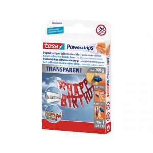 Tesa Powerstrips Transparent Klebestreifen Für Max. 200,0 G 1,5 X 4,2 Cm, 16 St. 58800-00012-20 (4042448103895)