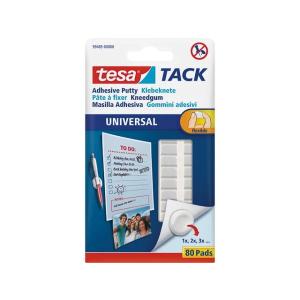 59405-00000-00 TESA Tack Klebeknete (80) weiss 80Stück abloesbar formbar