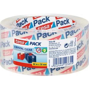 57807-00000-01 TESA Crystal Clear Packband klar 50mm 66Meter PVC